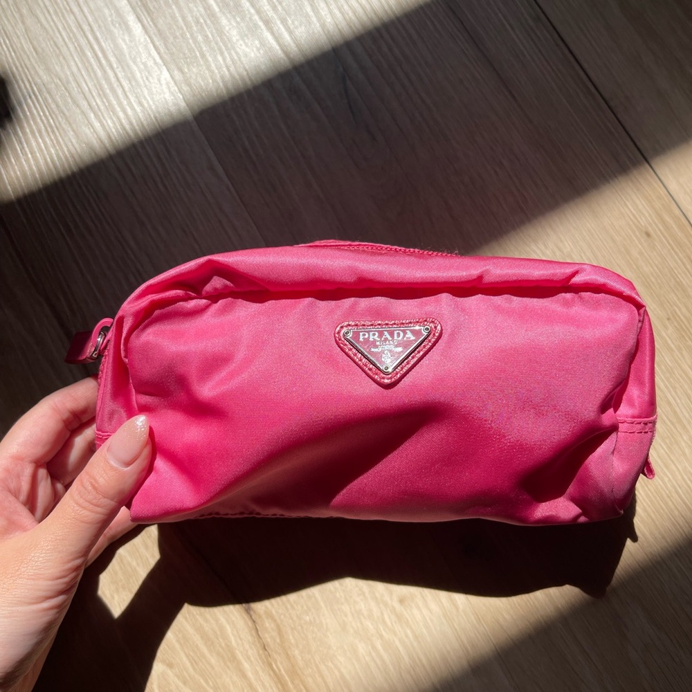 Prada Fuchsia Cosmetic Bag